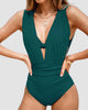 Icone™ HalterSwimsuit: V-Hals Halter Stropper Talje Formende Badedragt