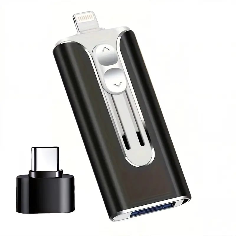 USBDrive - Kompakt Og Holdbar Multi‑Enhed 4‑I‑1 USB-Flashdrev