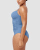 Icone™ ShapingSwimsuit: Elegant Krydsede Stropper Bagpå Figurformende Badedragt