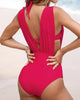 Icone™ HalterSwimsuit: V-Hals Halter Stropper Talje Formende Badedragt