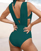 Icone™ HalterSwimsuit: V-Hals Halter Stropper Talje Formende Badedragt