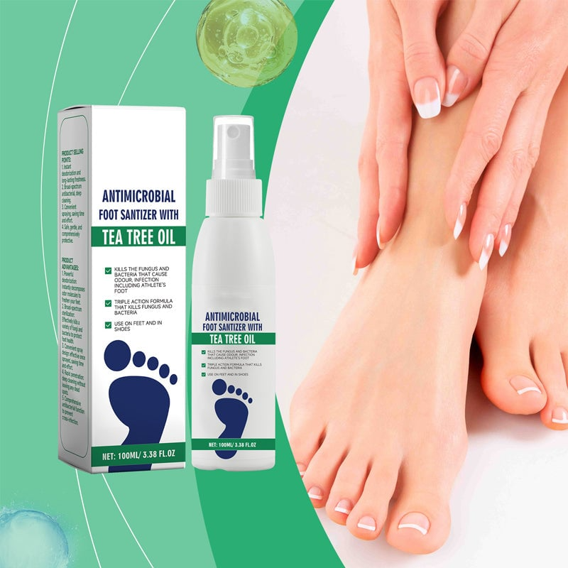 FootCare 1+1 GRATIS: Antimikrobiel Dyb Hydrering Fodpleje Spray