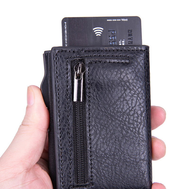 Icone™ CardHolder: Automatisk Slank Pop-up Kort Holder Og Tegnebog