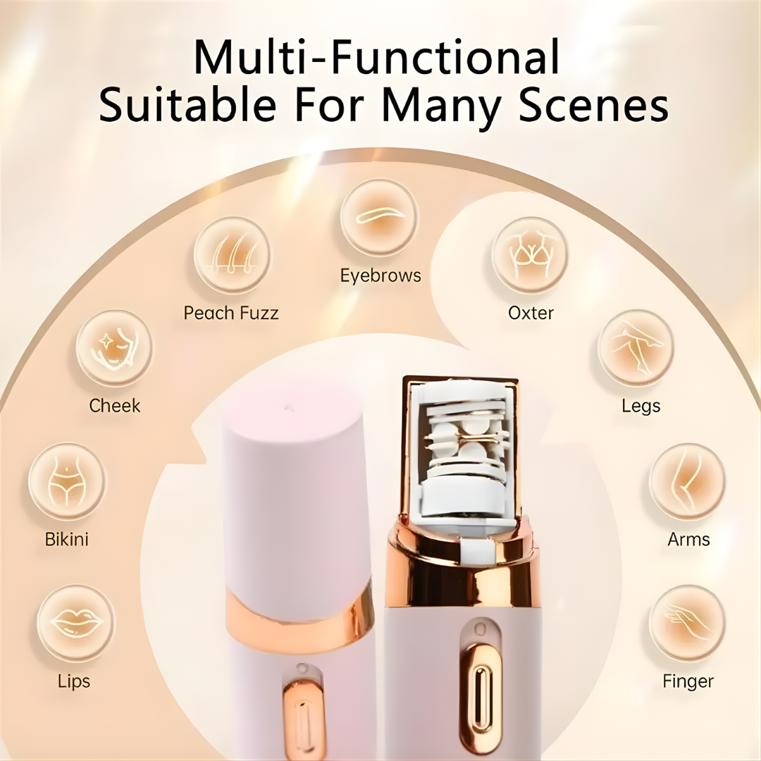 HairRemover: Genopladelig Epilator Smertefri Elektrisk Hår Fjernelse Enhed