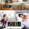 Globetrek° DigitalClock: Stor LED Skærm Display Digital Ur