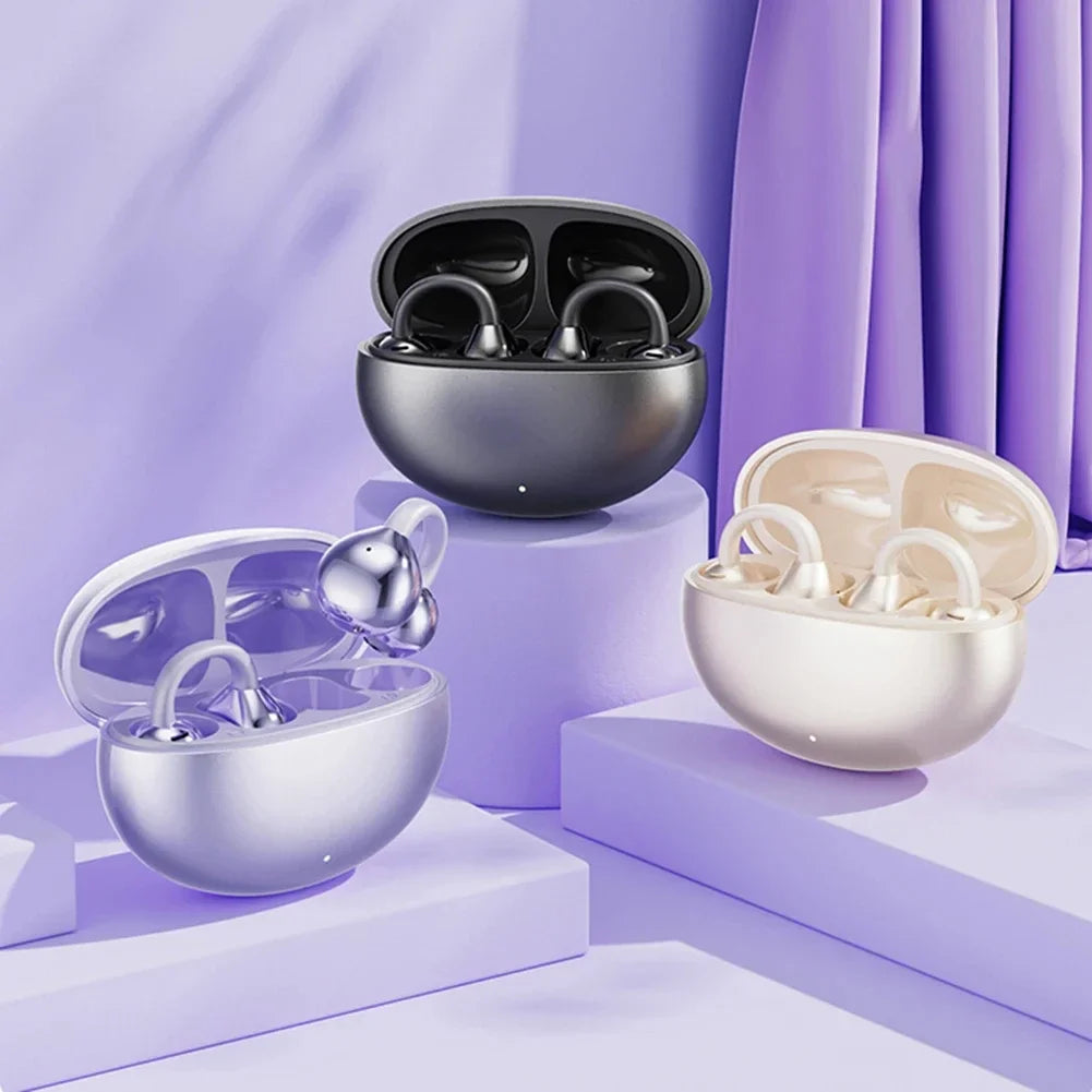 Clip-OnEarphone: Multifunktion Klar lyd Komfortabel Clip-On Øretelefon