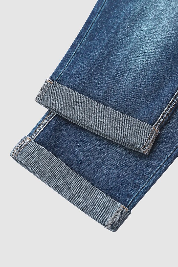 Icone™ KneeDenim: Strækbare, Stilfulde Denimbukser I Knælængde