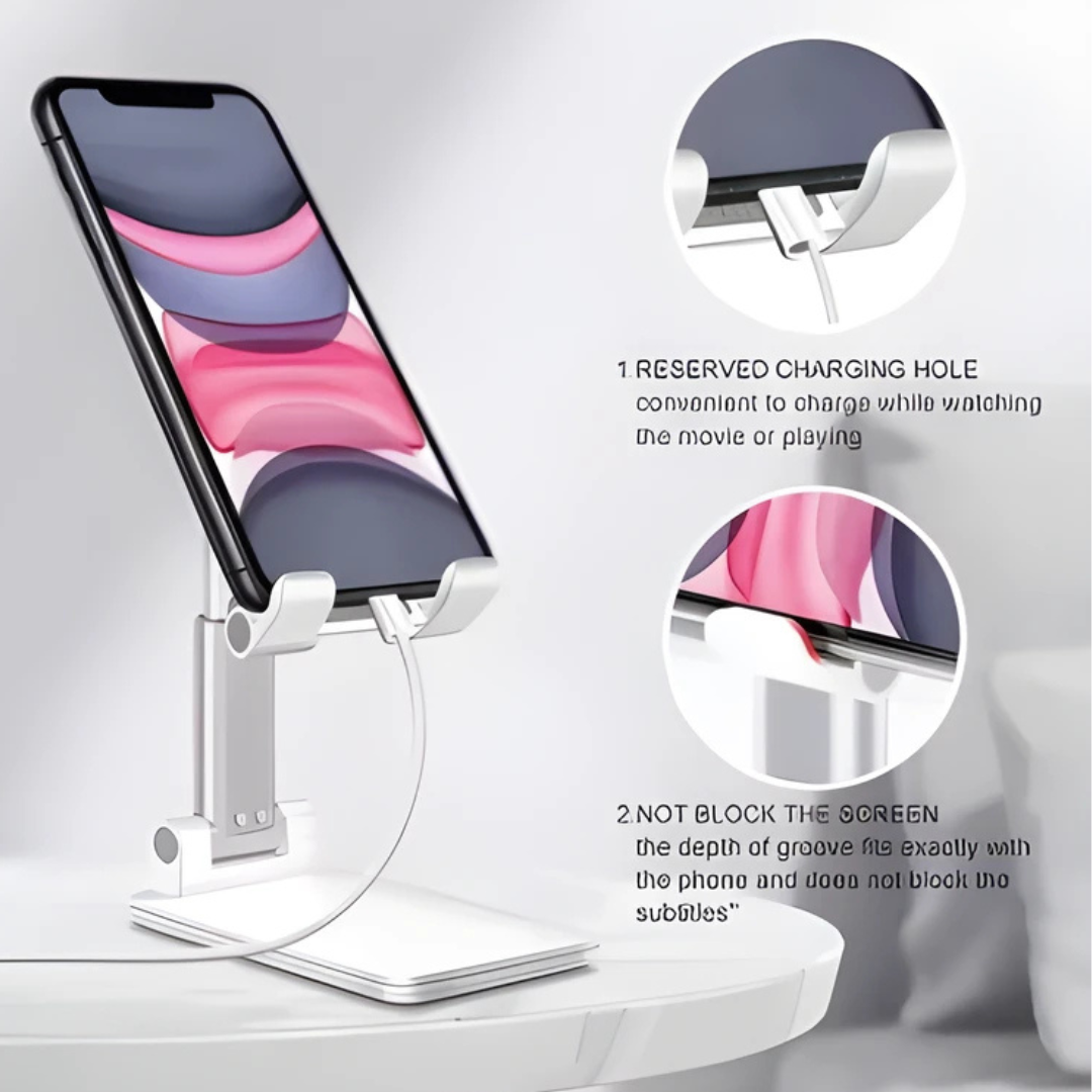 Holder360° PhoneStand 1+1 GRATIS: Universal Tablet Og Telefon Stativ Holder