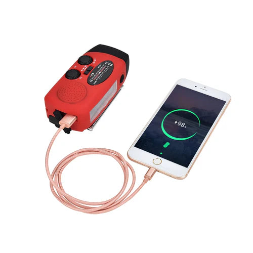 MultiRadio - Multifunktion Solar Bærbar Nødradio