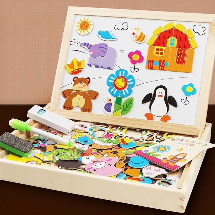 Kletshuts™ SketchBoard: Sjov Interaktiv Børn Magnetisk Skitse Tavle