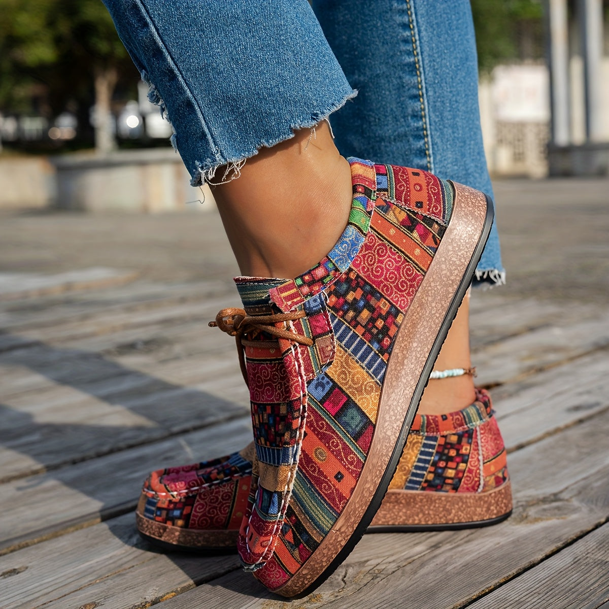 Happy™ ColorfulShoes: Stilfuldt Moderne Design Damefodtøj