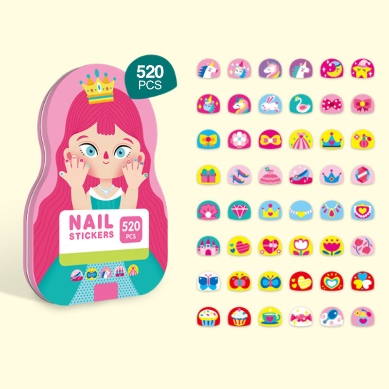 Kletshuts™ NailStickers: Børn Neglekunst Klistermærker Dekoration Kit