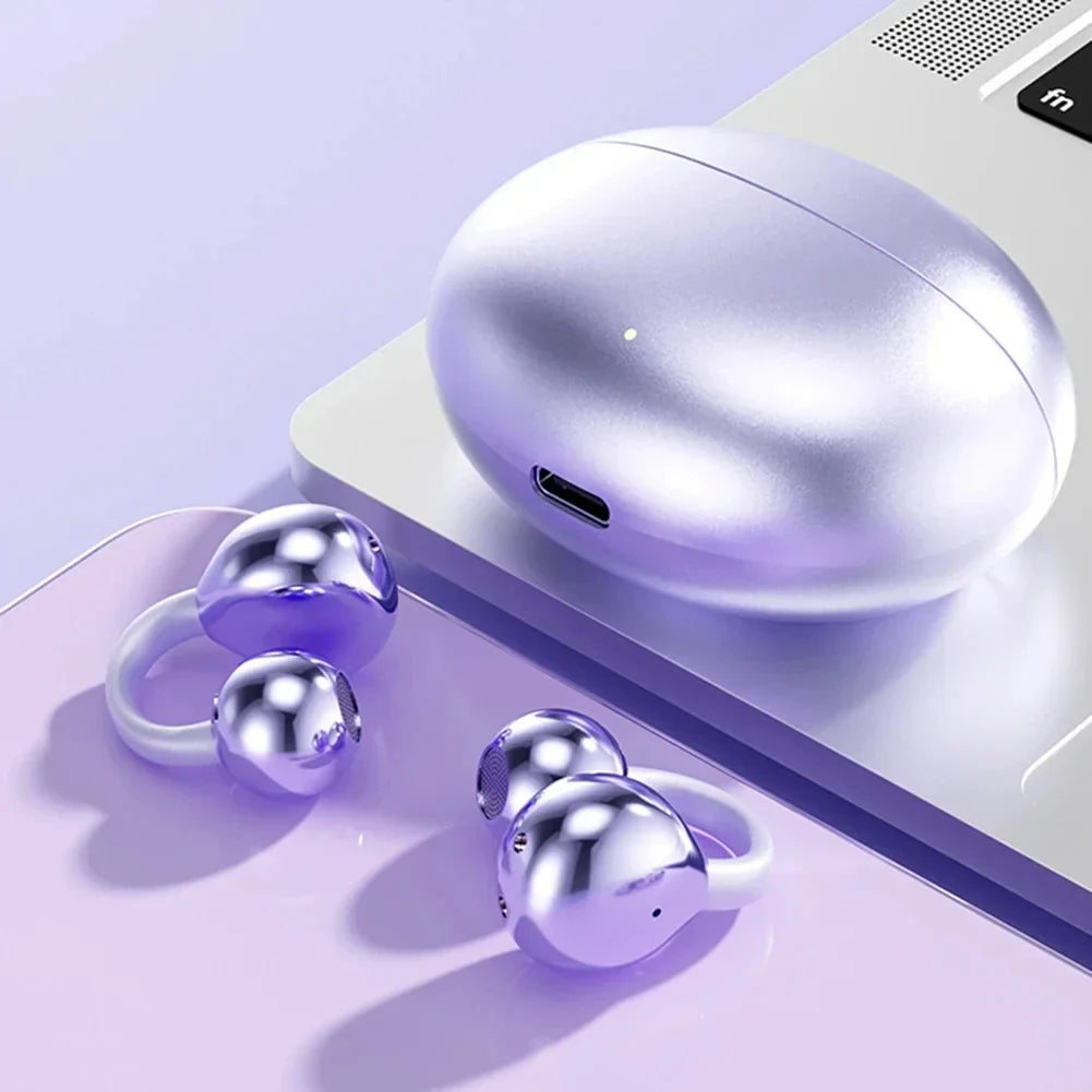 Clip-OnEarphone: Multifunktion Klar lyd Komfortabel Clip-On Øretelefon