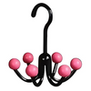 GlideHold® HangerHooks: 360° Drejelig 6 Klo Kroge Skabsorganizer Bøjle