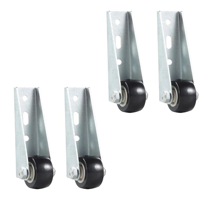 Globetrek° CasterWheels 4+4 GRATIS: Pladsbesparende Tungt Pligt Møbelhjul Hjul