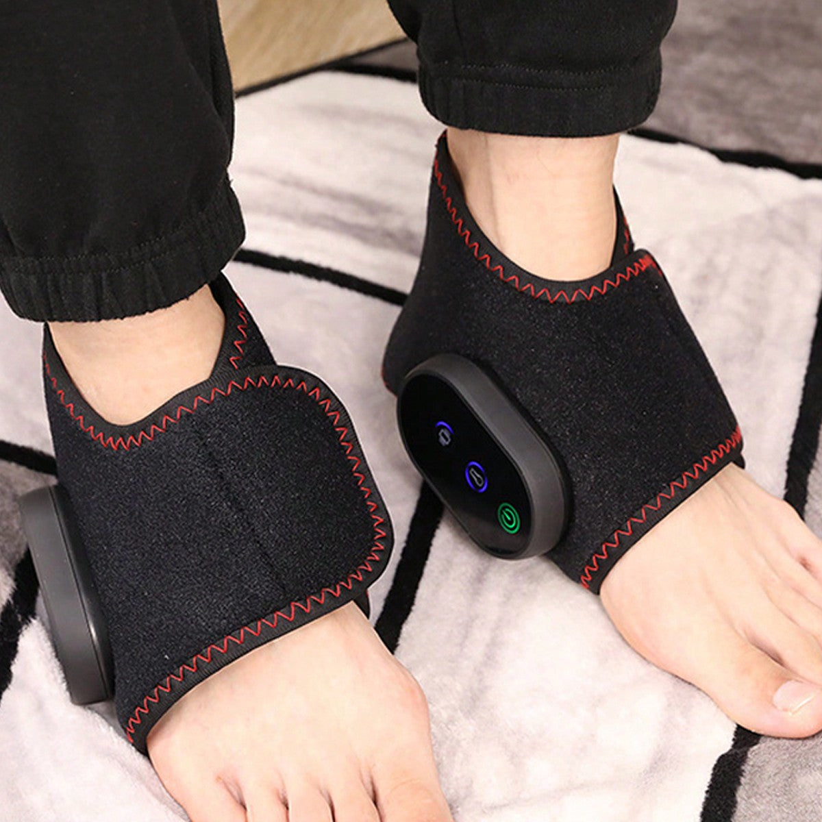 FootMassager: Genopladelig Trådløs Ankel Og Fodmassager