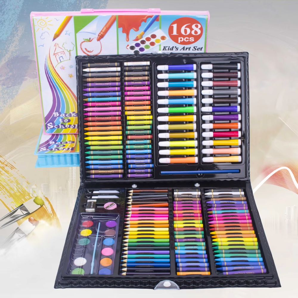 Kletshuts™ ColoringSet: Forbløffende Bærbar Børn Farvelægning Kit