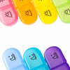 PillOrganizer 1+1 GRATIS: Bærbar Pilleorganisator Daglig Og Ugentlig Medicinopbevaring