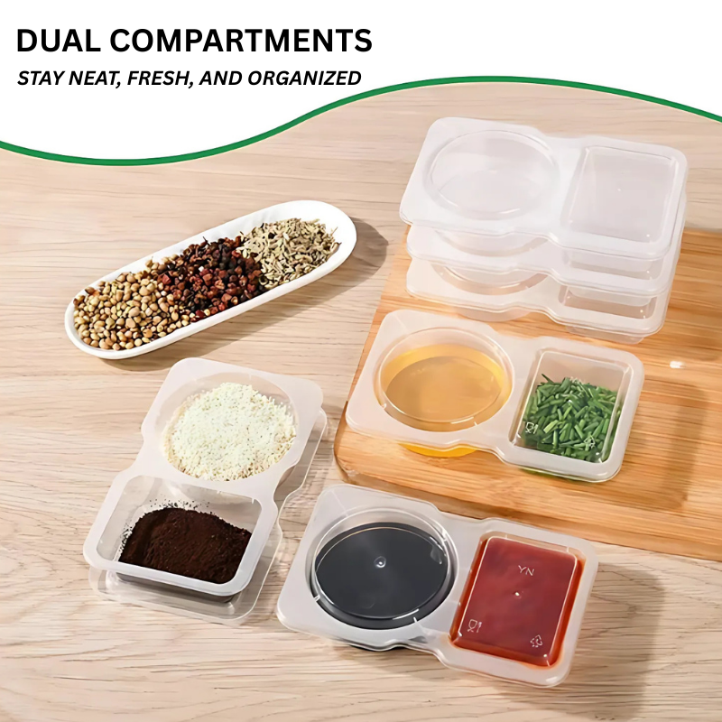 Globetrek° FoodContainer: Dual Kompartment Madopbevaringsbeholder
