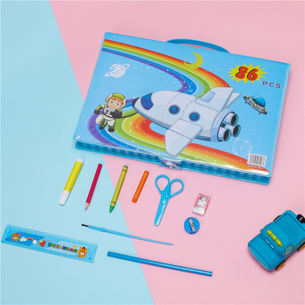 Kletshuts™ ColoringSet: Forbløffende Bærbar Børn Farvelægning Kit