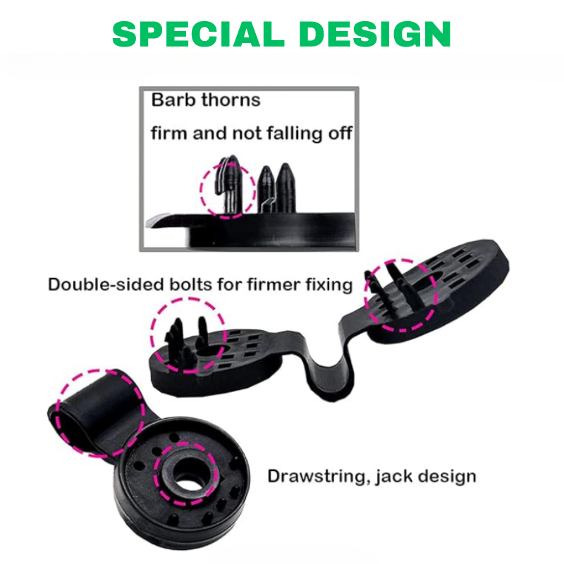 GlideHold® ShadeClips: Udendørs Telt Og Stofskygge Holdbare klips