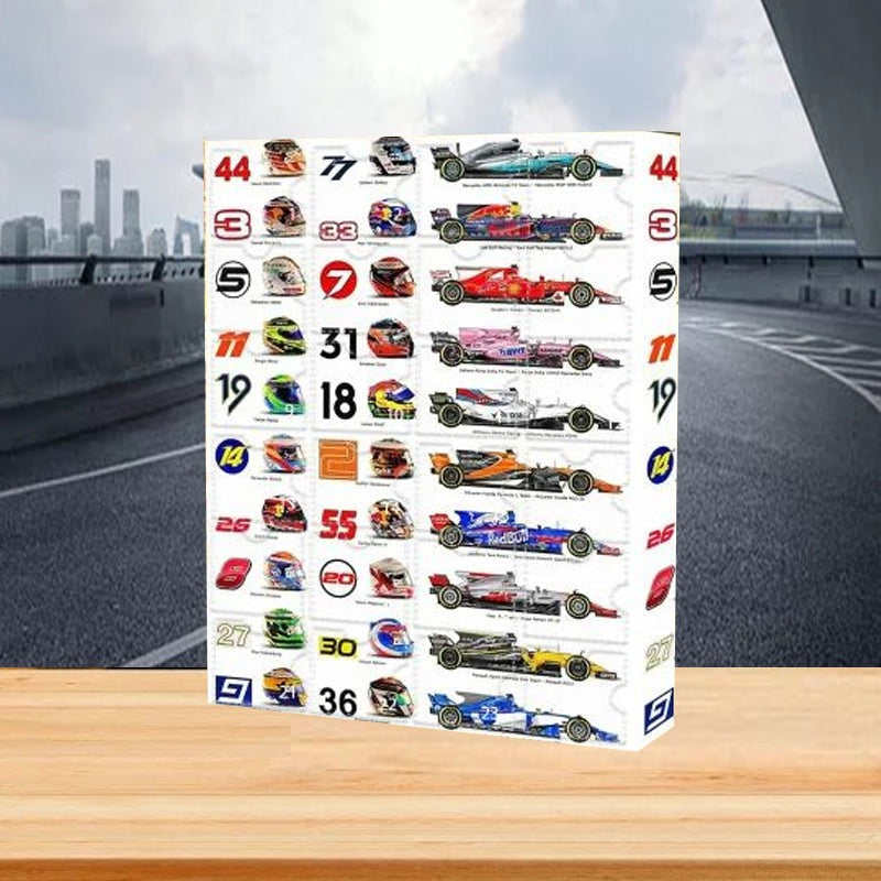 RacingCalendar - Formel 1 Racing Biler Advent Kalender