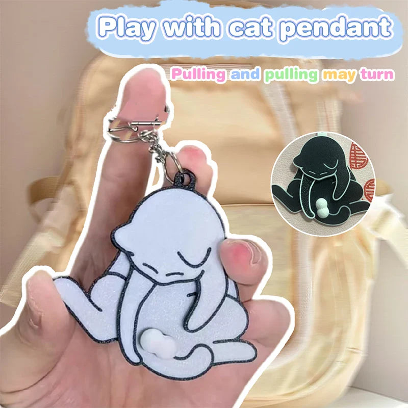 CatKeychain 1+1 GRATIS: Sjov Legende Unik Kat Nøglering Tilbehør