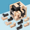 Kletshuts™ PuzzleCube: 3D Træ Rubrikker Puslespil Terning