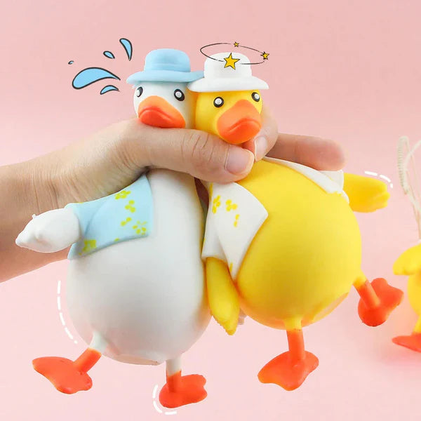 Kletshuts™ SqueezeDuck: Squishy And Stress Lettelse Legetøj