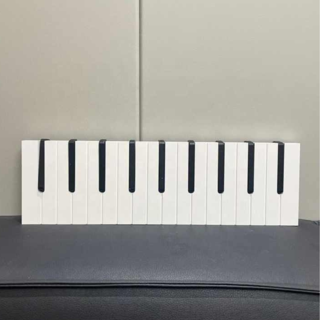 GlideHold® Piano Rack: Klaver Nøgler Træ-Frakke Rack