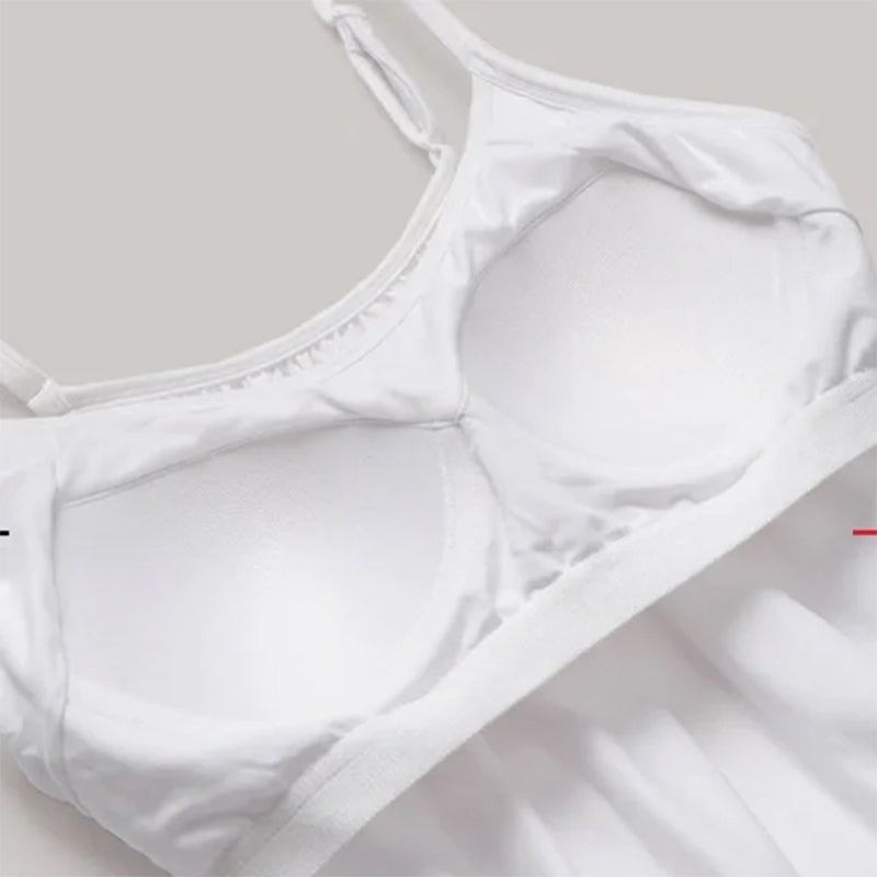 Icone™ PaddedTank: Kvinder Løs Pasform Polstret Tanktop