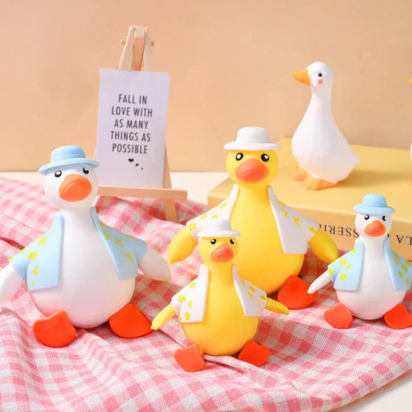 Kletshuts™ SqueezeDuck: Squishy And Stress Lettelse Legetøj