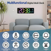 Globetrek° DigitalClock: Stor LED Skærm Display Digital Ur