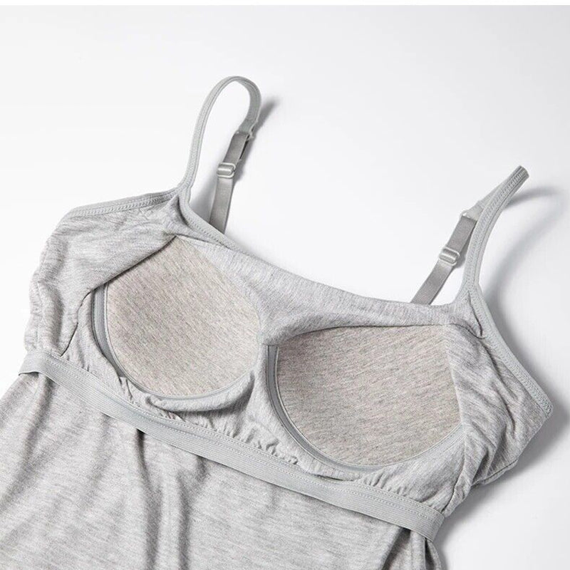 Icone™ PaddedTank: Kvinder Løs Pasform Polstret Tanktop