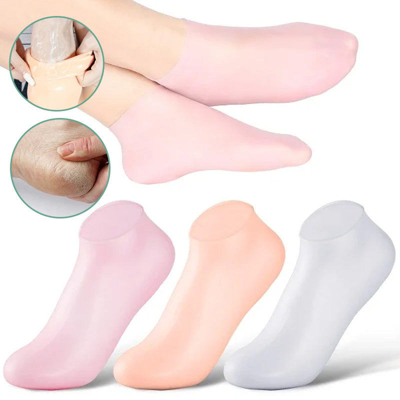 Happy™ SiliconeSocks: Fodpleje Spa Og Pedicure Silikonesokker