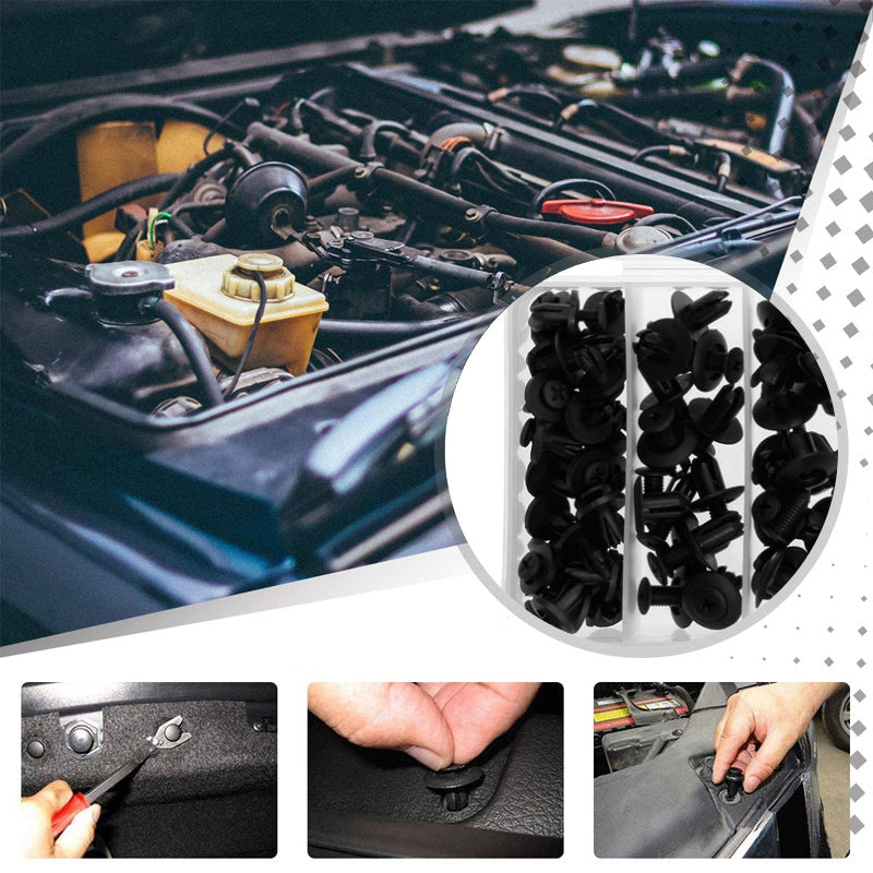 CarClips 1+1 GRATIS – Universal Brug, Kraftig Bil Reparations Klips