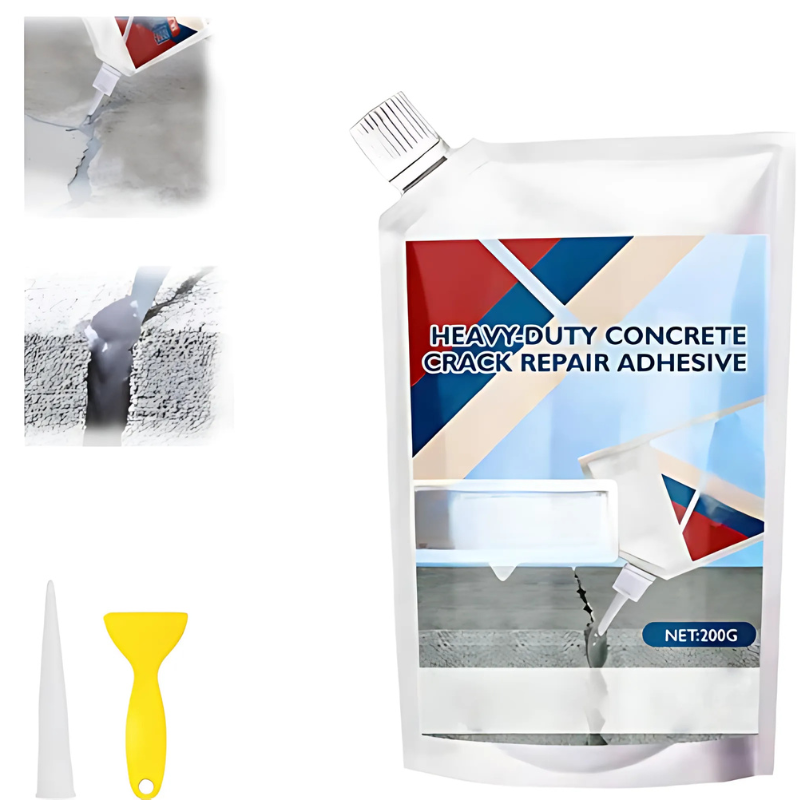 CrackFix 1+1 GRATIS - Kraftfuld Beton Reparation Af Revner Klæbemiddel