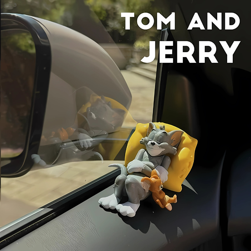 CarCharm 1+1 GRATIS: Tom Og Jerry Legesyg Dashboard Ornament