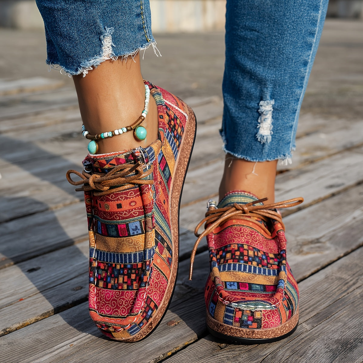 Happy™ ColorfulShoes: Stilfuldt Moderne Design Damefodtøj
