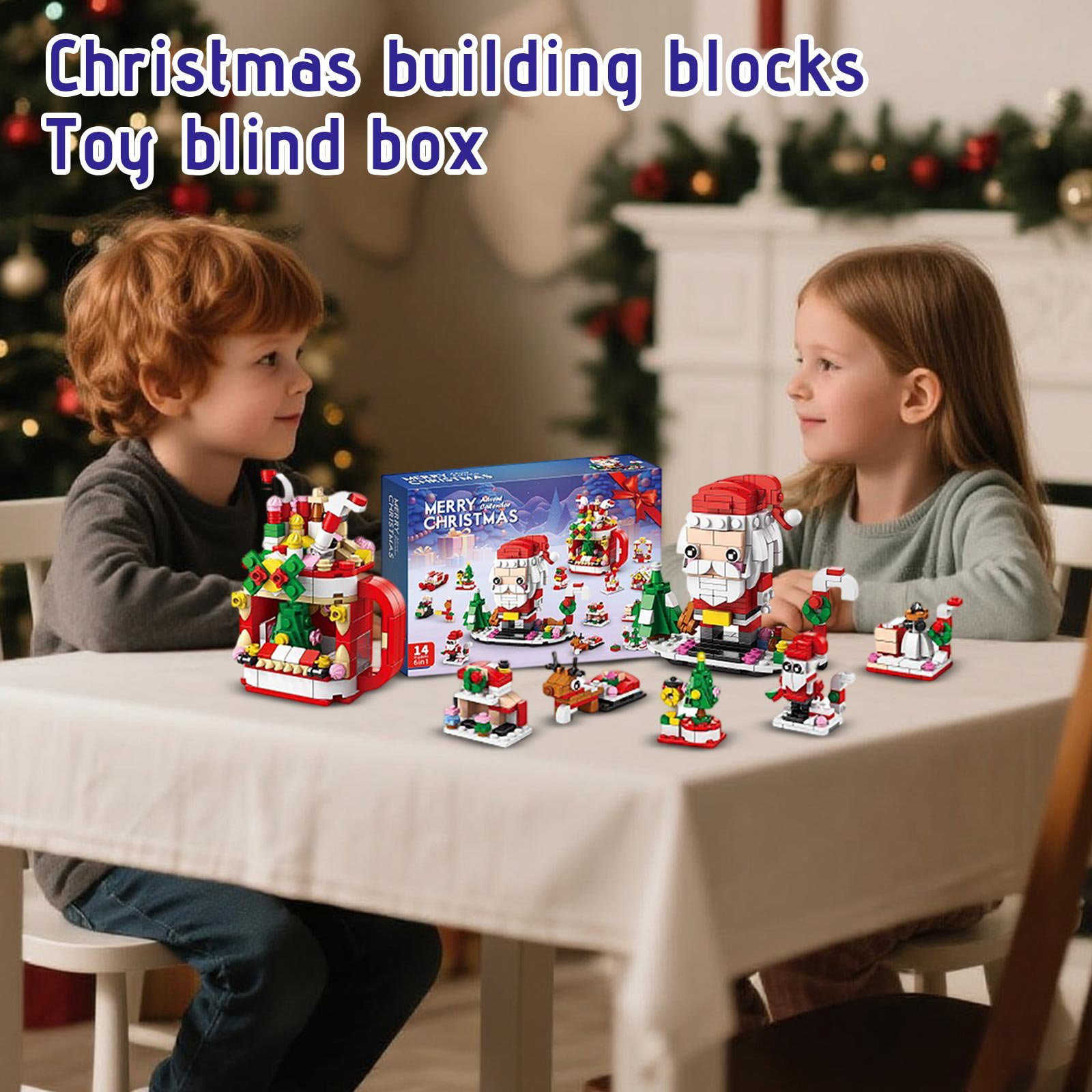 ChristmasBlocks: Jule Advents Kalender Byggeklodser Sæt