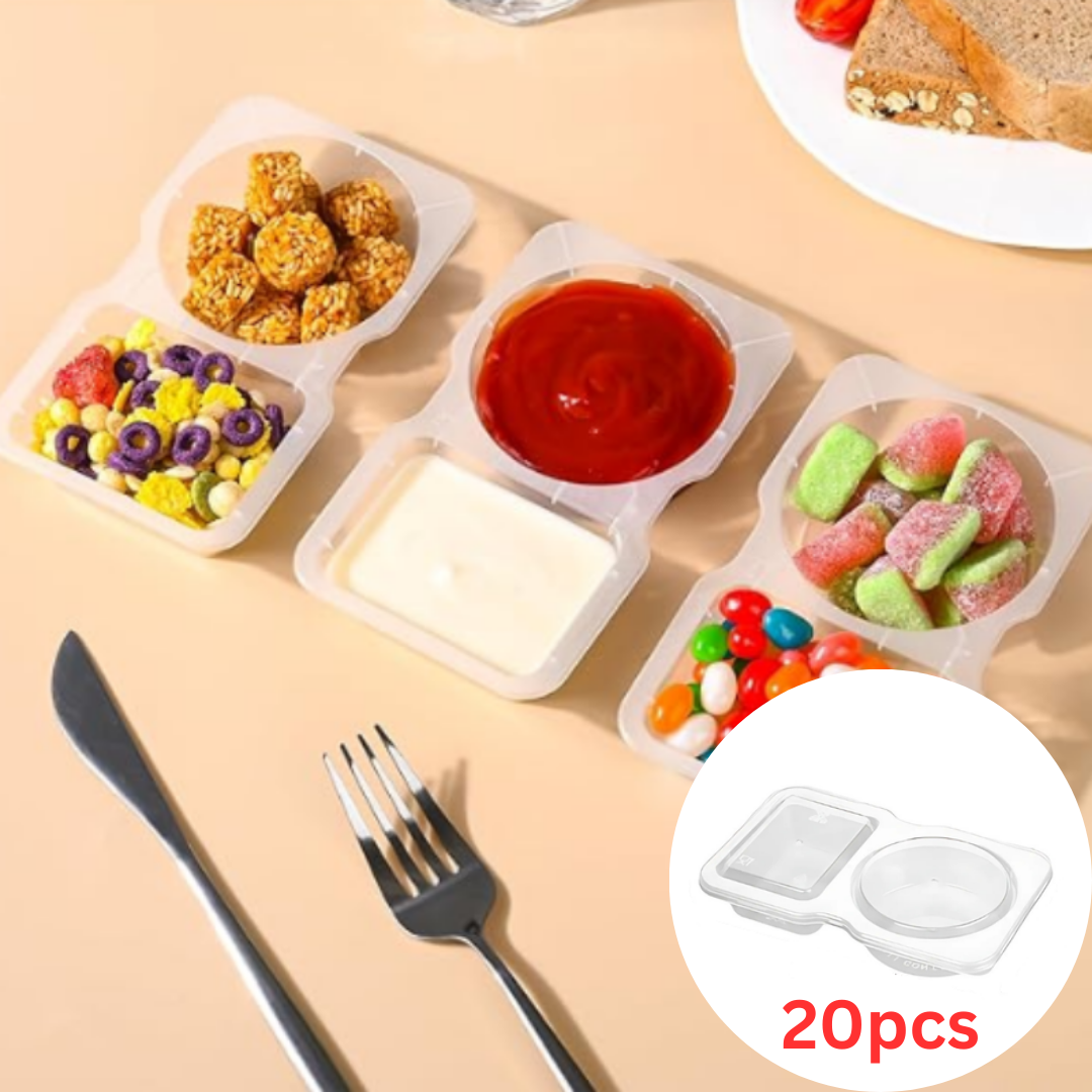 Globetrek° FoodContainer: Dual Kompartment Madopbevaringsbeholder