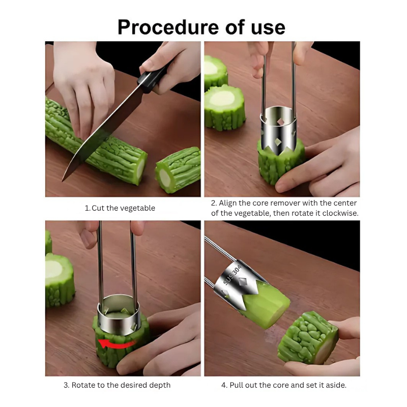 Globetrek° SeedRemover 1+1 GRATIS: Skarp Frugt Og Grøntsags Frø Og Corefjerner