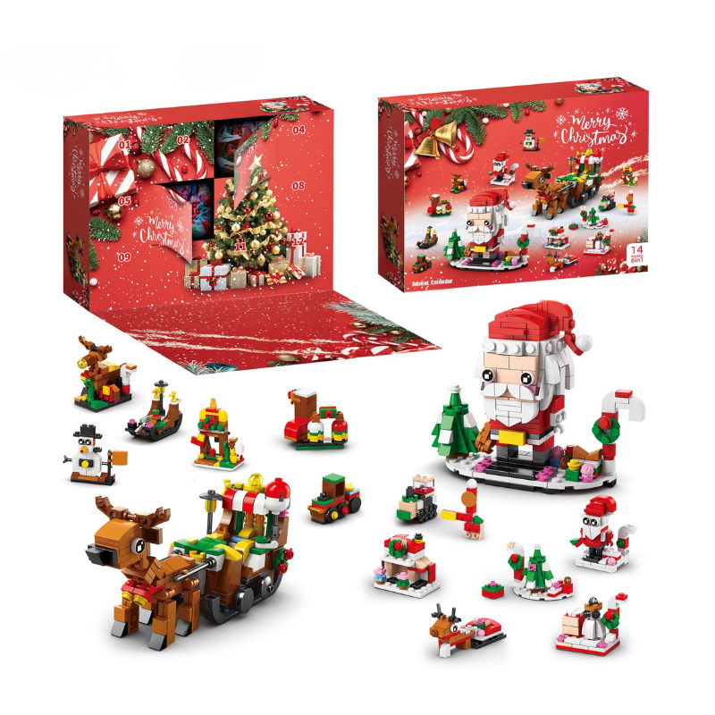 ChristmasBlocks: Jule Advents Kalender Byggeklodser Sæt