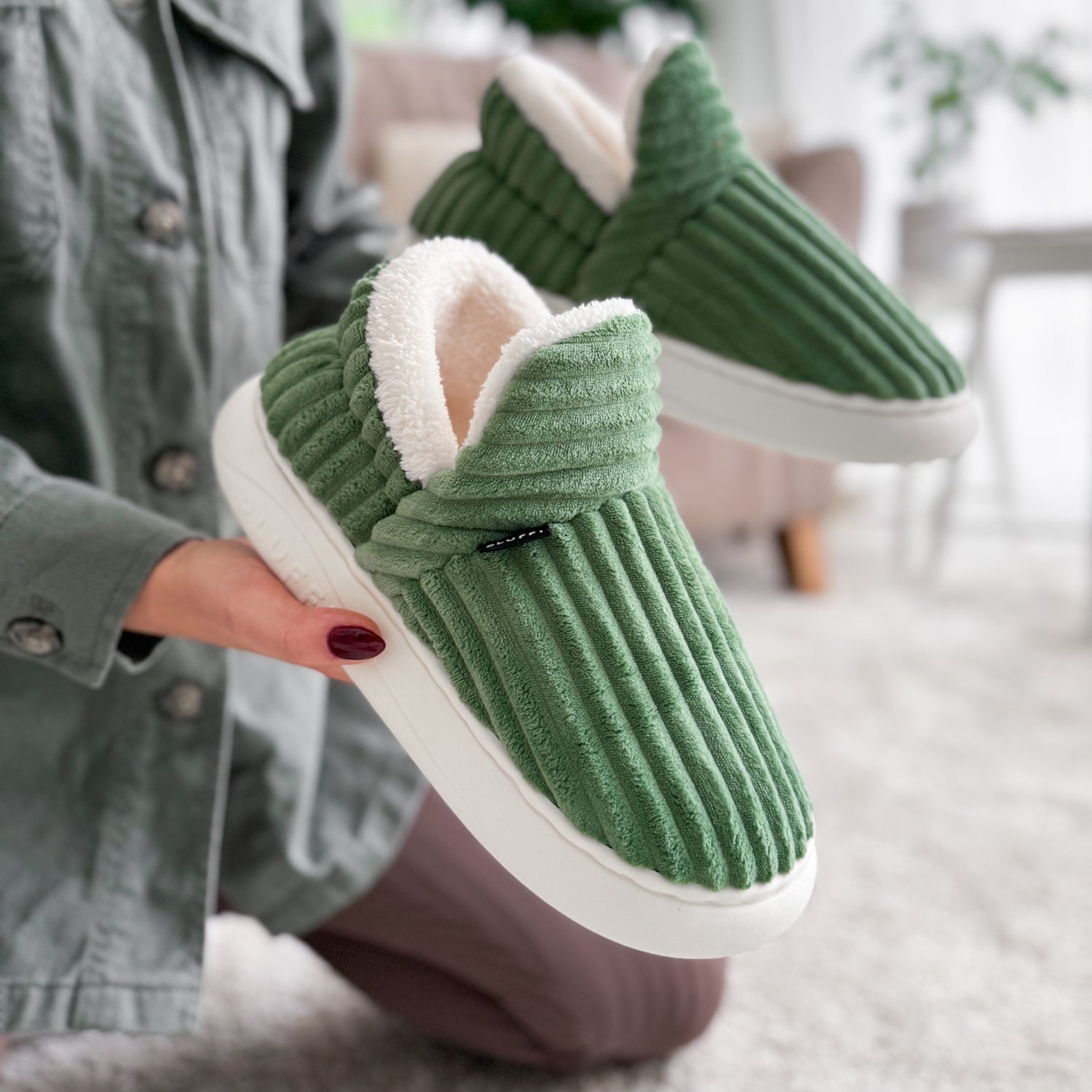 Happy™ CozySlippers: Unisex Vinter Fodtøj Komfortabelt Varmt Tøfler