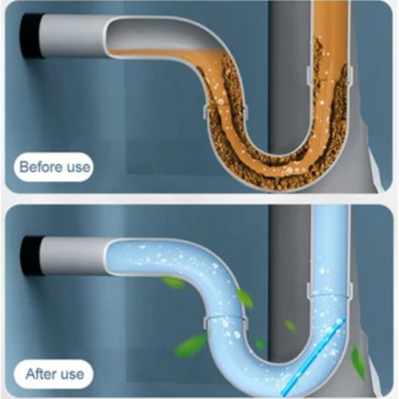 Cleaner Pro° DrainCleaner 1+1 GRATIS: Afløb Unclogging Og Rengøring Pinde