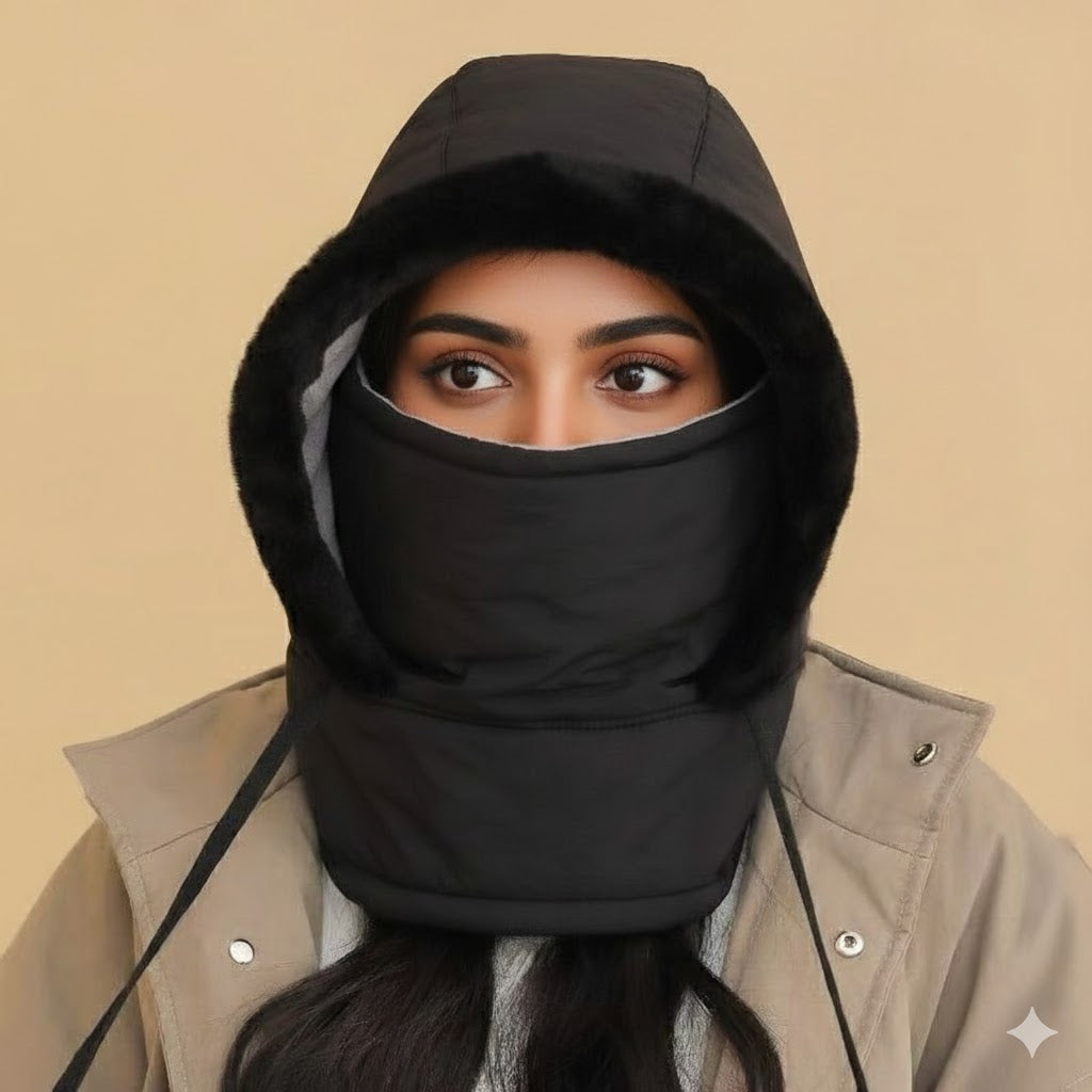 Icone™ WinterCover 1+1 GRATIS: Justerbar Varm Vindtæt Vinter Ansigt Dækning Hat