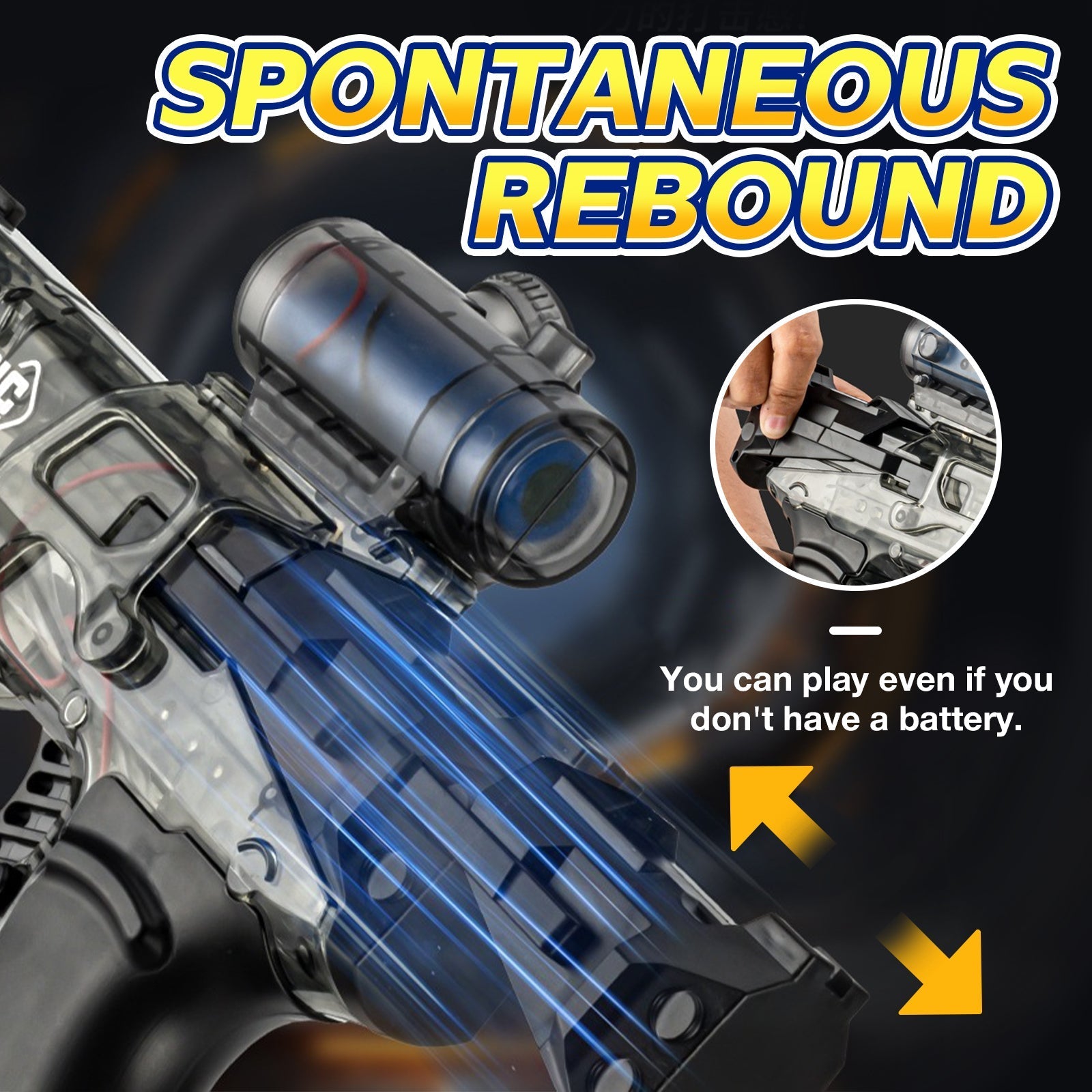 Kletshuts™ WaterGun: Langdistance Skydning Elektrisk Vandpistol