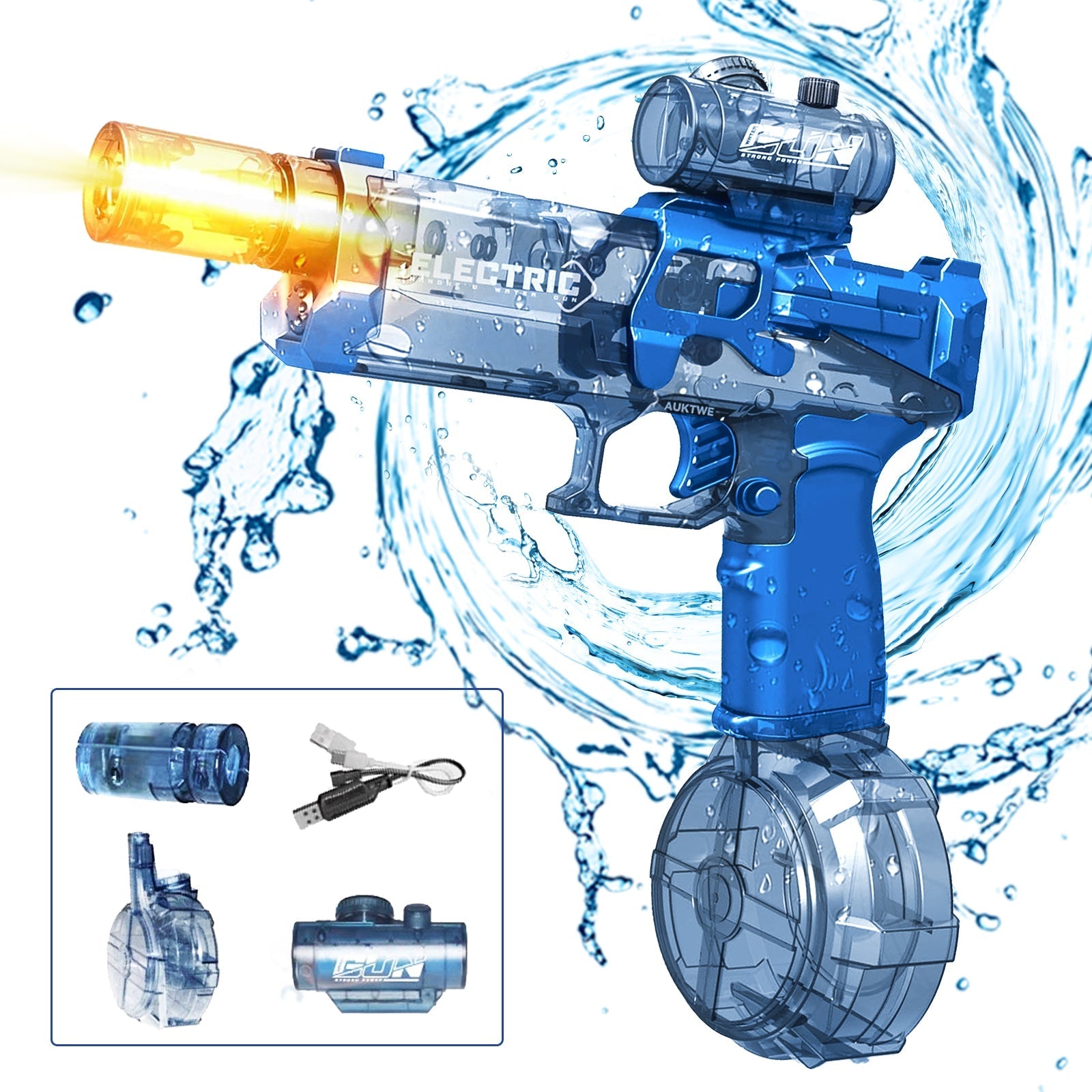 Kletshuts™ WaterGun: Langdistance Skydning Elektrisk Vandpistol