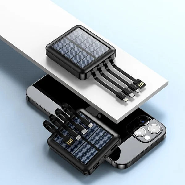 ChargingMate - 4 i 1 Mini Solar Strømforsyningsbank