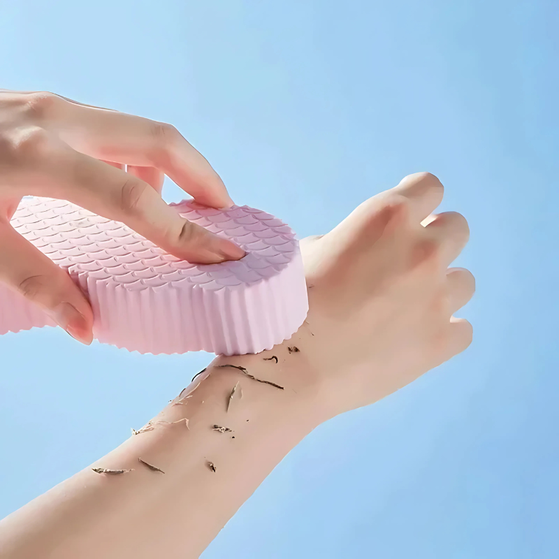 ExfoliatingSponge 1+1 GRATIS - Blød Krops Eksfolierende Svamp Bruse Scrubber